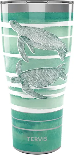 Miniatura 13 de Tervis Traveler Guy Harvey Freeswim Turtle - Vaso aislado de triple pared para viaje mantiene las bebidas frías y calientes, 20 onzas, acero Acero