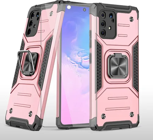 Miniatura 10 de Asuwish Funda para teléfono Samsung Galaxy S10 Lite con protector de pantalla de vidrio templado y soporte para anillo híbrido, accesorios de celda