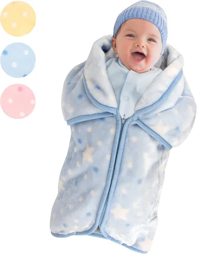 Miniatura 9 de JOIE BEAN Manta de envolver ajustable para bebé, manta para niños pequeños y bebés, saco de dormir 2 en 1, saco de dormir y manta portátil