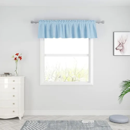 Miniatura 39 de UPOPO Cortinas de Niveles Beige Sobre Fregadero con Textura de Lino para Ventana de Cocina de 16 Pulgadas de Largo Caravana Privacidad Pequeñas