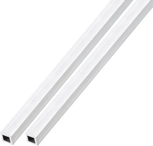 Miniatura 13 de METALLIXITY Tubo cuadrado de aluminio (1.575 in x 1.575 in x 0.039 in x 7.874 in) 2 piezas, tubo de aluminio 6063 - para muebles del hogar