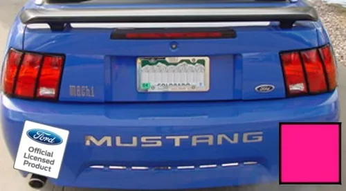 Miniatura 6 de Adhesivos de letras para parachoques trasero para Ford Mustang Negro (Brillo) -CB (se adapta a 1999-2004)