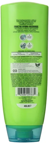 Miniatura 2 de Garnier Fructis Hydra - Acondicionador de recarga para cabello normal a seco, 13 onzas líquidas