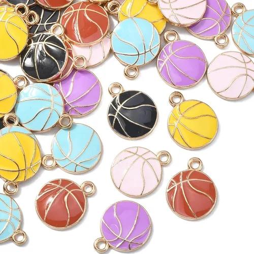 Miniatura 19 de LiQunSweet 20 dijes chapados en oro con cruz esmaltada blanca para hacer joyas Colgantes blancos de cruz