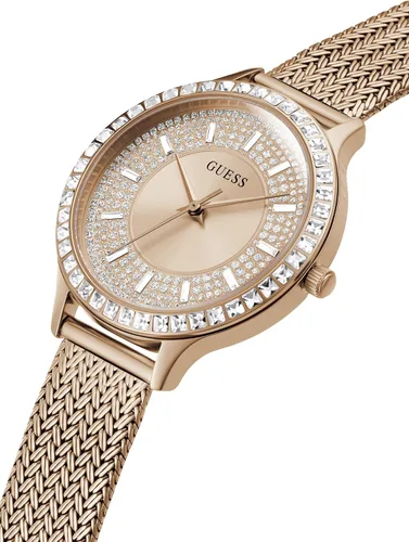 Miniatura 5 de GUESS Reloj de vestir de cuarzo para mujer con correa de acero inoxidable oro rosa 16 Modelo GW0402L3