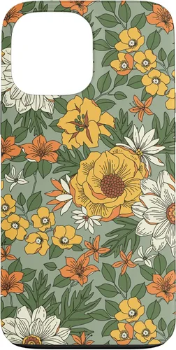 Miniatura 23 de Funda para iPhone 12 mini flores silvestres amarillas flores de verano botánico floral
