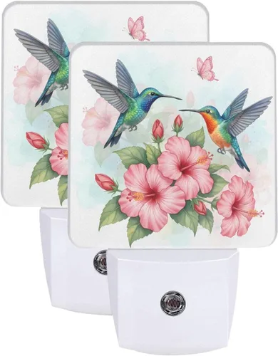 Miniatura 13 de Futterya Luz nocturna LED personalizada enchufable, juego personalizado de 2 lámparas de decoración con sensor automático del atardecer al amanecer