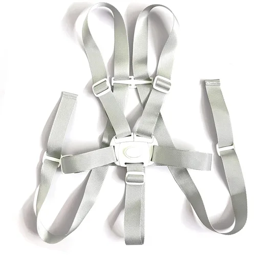 Miniatura 7 de ZARPMA Correas para silla alta, correa de arnés de repuesto universal para silla compatible con Tripp Trapp Stokke silla alta (gris)