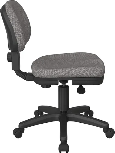Miniatura 3 de Office Star SC Series - Silla de oficina ajustable básica con asiento y respaldo de espuma acolchados, tela de pedernal interlink