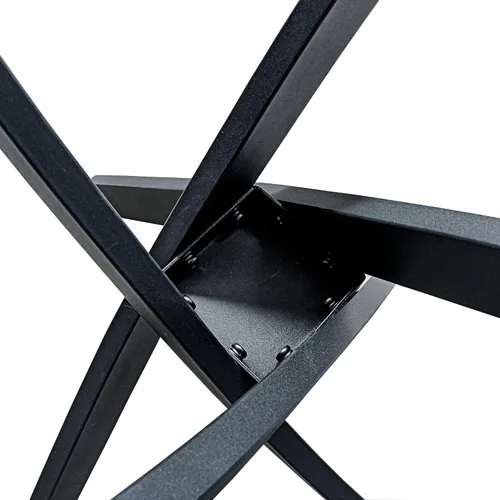 Miniatura 7 de Mesa de centro de vidrio templado con patas de metal, mesa rectangular moderna para sala de estar en casa, oficina, sala de estar