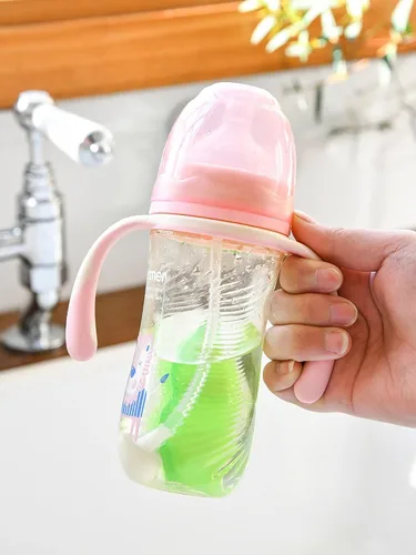 Miniatura 3 de Limpiador de Botellas Mágico de Frijoles, Esponja de Limpieza de Botella de Frijoles Reutilizable, Esponja de Botella Resistente al Calor