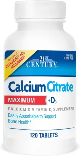 Miniatura 11 de 21st Century Citrate Plus D cápsulas máximas, 120 unidades, 27492, Cápsulas, 1