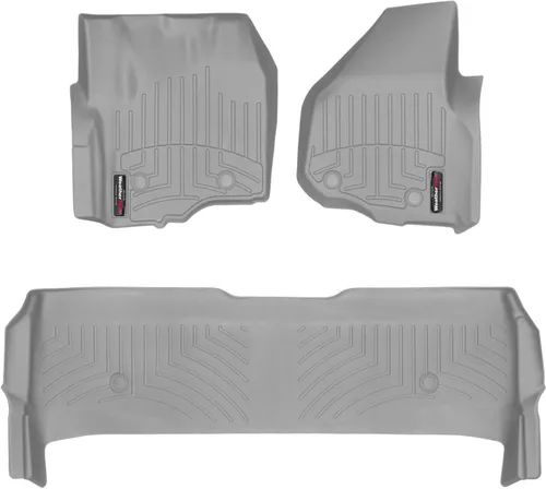 Miniatura 10 de WeatherTech Revestimientos de suelo de ajuste personalizado para Ford Super Duty, Super Duty, Super Duty - 1ª y 2ª fila (474331-473052), cacao