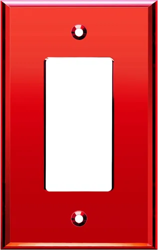 Miniatura 37 de LIDER Placa de Pared Decorativa de Acrílico Reflectante, Placa de Interruptor de Luz Espejada, Cubierta de Tomacorriente de Plexiglás, Vidrio Dorado