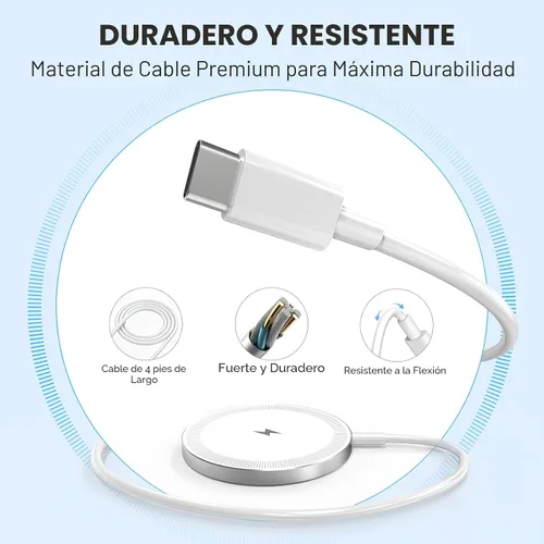 Miniatura 7 de Paquete de 3 cargadores inalámbricos magnéticos de 15 W: almohadilla de carga rápida Qi2 para iPhone Air 17 16 15 14 13 12 Pro Max, Samsung Galaxy