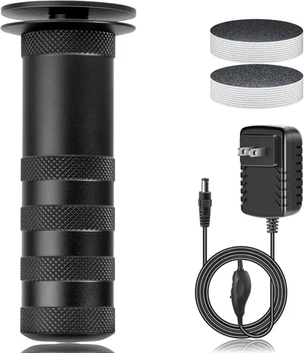 krofaue Removedor Eléctrico de Callos para Pies para Mujeres - Lima Eléctrica para Pies de 1200rpm Removedor de Callos con Rayas Antideslizantes, 60