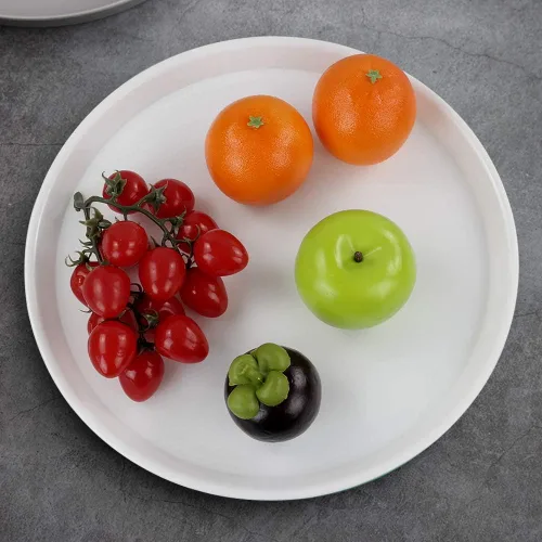 Miniatura 4 de Jekiyo Bandejas redondas de plástico para servir, 13.5 pulgadas, 6 paquetes