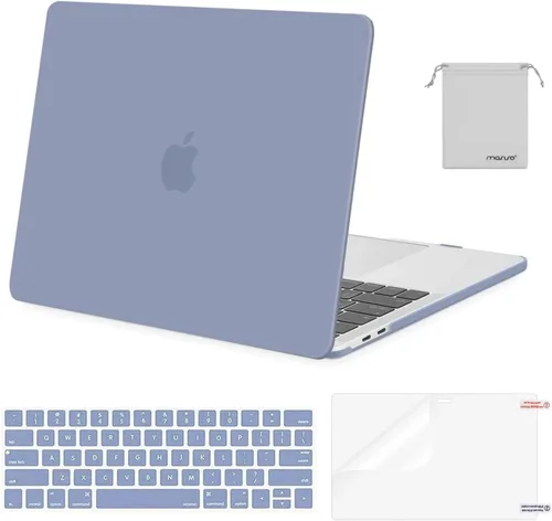 Miniatura 10 de MOSISO - Carcasa rígida de plástico, cubierta de teclado, protector de pantalla y bolsa de almacenamiento para MacBook Pro 13 pulgadas/33 cm Azul