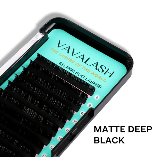 Miniatura 4 de Extensiones de pestañas elípticas VAVALASH de 0.15mm con curva C de 9mm para extensión de pestañas planas, pestañas ligeras, pestañas mate, pestañas