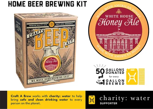 Miniatura 4 de Craft A Brew - White House Honey Ale - Kit de elaboración de cerveza - Haz tu propia cerveza artesanal - Equipo completo y suministros - Kit
