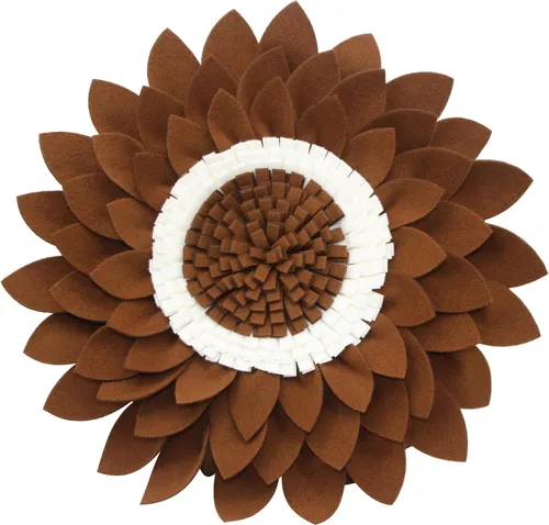 Miniatura 23 de Almohada de flores – Almohadas decorativas de girasol – Almohada redonda de margaritas de flores 3D – Almohada redonda de acento de girasol – Soleado