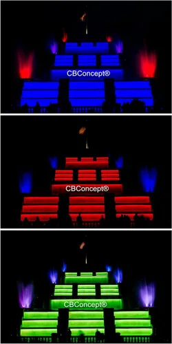 Miniatura 8 de CBconcept Listado UL, 20 pies, 2100 lúmenes, azul, regulable, 110-120 V CA, tira de luz LED plana flexible, 360 unidades 3528 SMD LED, uso
