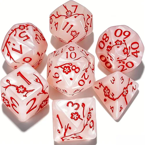 Miniatura 15 de CiaraQ DND - Juego de dados poliédricos con bolsa de dados para juegos de rol de Calabozos y Dragones RPG MTG (fuente negra y dorada)