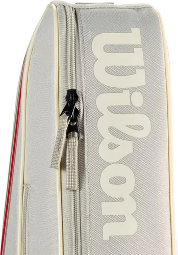 Miniatura 6 de Wilson Bolsas de raqueta de tenis para equipos 2025 Avena/Rojo