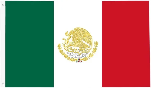 Miniatura 26 de Banderas de México 3x5 pies, bandera mexicana divertida para el hogar, patio, casa, jardín, banderas para fiestas navideñas, decoraciones interiores