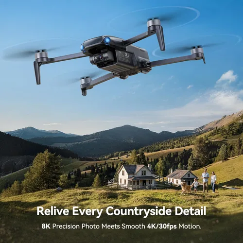 Miniatura 4 de Ruko U11MINI 4K, drones con cámara para adultos, video 4K, foto 8K, menos de 8.78 oz, cardán de 3 ejes, transmisión FPV de 20000 pies
