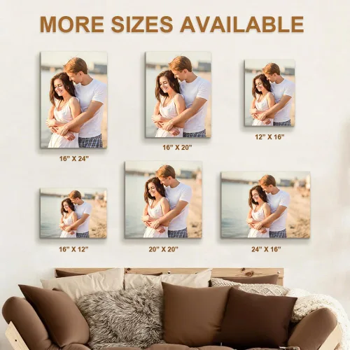 Miniatura 5 de HomeLifairy Impresiones en lienzo personalizadas con tus fotos, impresiones de lienzo personalizadas enmarcadas para bodas, decoración del hogar