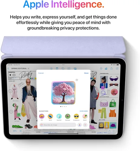 Miniatura 2 de Apple iPad mini (A17 Pro): Apple Intelligence, pantalla Liquid Retina de 8.3 pulgadas, 256GB, Wi-Fi 6E, cámara frontal/trasera de 12MP, Touch ID