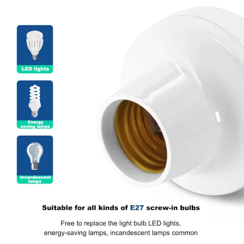 Miniatura 4 de Adaptador de enchufe de luz, control remoto de protocolo Zigbee,Adaptador de bombilla E26/E27, control remoto de aplicación, adaptador de corriente