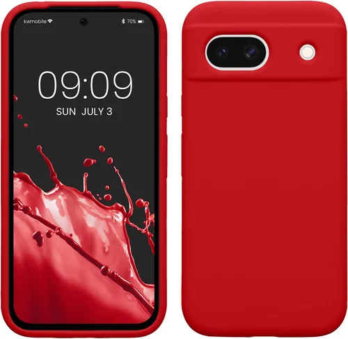 Miniatura 52 de kwmobile Funda Compatible con Google Pixel 6 Pro - Funda de Teléfono de Silicona TPU con Acabado Suave - Azul Caribe