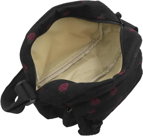 Miniatura 33 de Bolso cruzado de pana de fresa para mujeres y niñas, bonito bolso de mano con diseño de fresa, bolso de mensajero pequeño, bolso de hombro