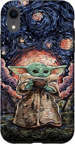 Miniatura 25 de Star Wars: The Mandalorian The Child Starry Night Style - Carcasa para iPhone 17