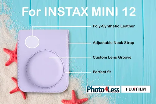 Miniatura 4 de Fujifilm Instax Mini 12 - Cámara de película instantánea lila púrpura, película instantánea Fuji Instax Mini 40 hojas, paquete de regalo para cámara