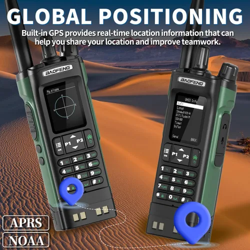 Miniatura 9 de Radio de Mano BAOFENG DM32 DMR Radio Portátil Recargable Walkie Talkies de Largo Alcance DM32UV 5RM Radio de Dos Vías NOAA Radio del Clima