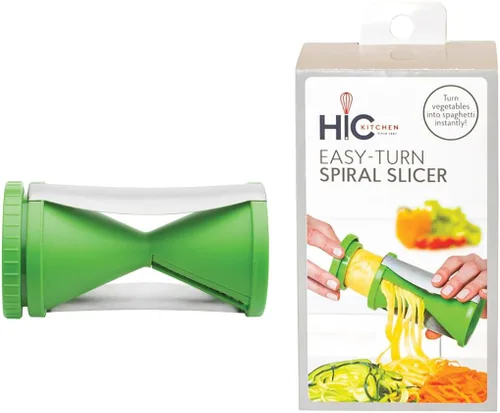 Miniatura 8 de HIC Kitchen Cortadora de verduras en espiral, cuchillas de acero inoxidable 18/8