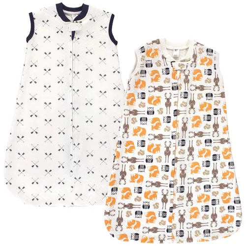 Miniatura 6 de Hudson Baby Saco de dormir unisex sin mangas acolchado de alta calidad y manta portátil, oso alce, 12-18 meses