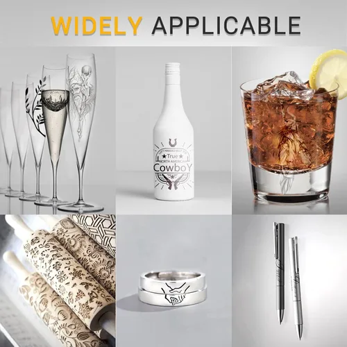 Miniatura 6 de Ortur Láser Rotativo de Rodillos, Módulo Rotativo de Eje Y de 360° para Grabado Láser de Objetos Cilíndricos y Latas, 7 Ajustes de Diámetro, Mínimo