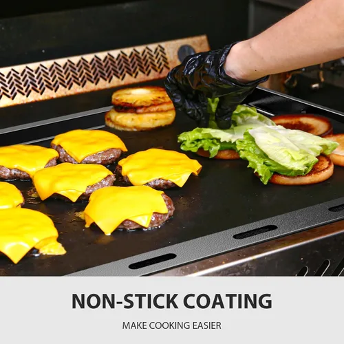 Miniatura 25 de Utheer Parrilla reversible para todas las estufas Camp Chef de 14 y 16 pulgadas, plancha de hierro fundido, para estufa Camp Chef Explorer de 2