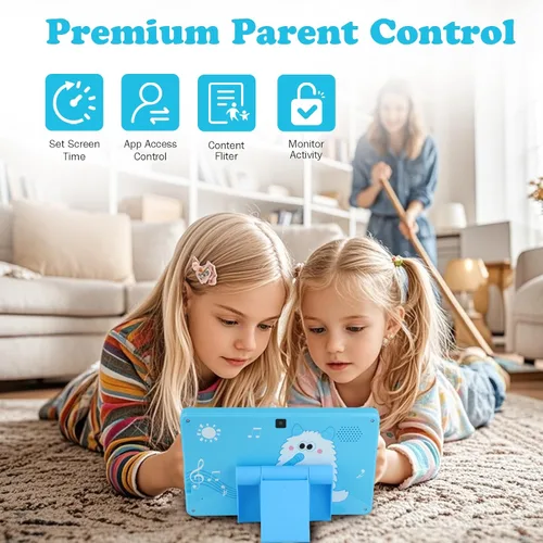Miniatura 5 de Tableta para niños de 7 pulgadas, 32 GB, tableta para niños de 3 a 7 años con Wifi Youtube toneladas de contenido fuera de línea Control de padres