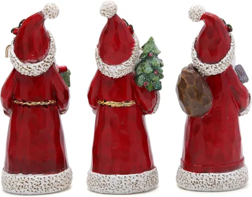 Miniatura 3 de Hodao Figura decorativa de Papá Noel, decoración del hogar, otoño, Acción de Gracias, hecha a mano, elección perfecta para decoración del hogar
