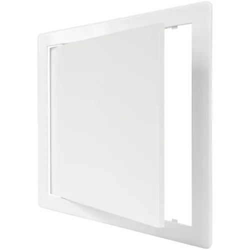 Miniatura 11 de Panel de acceso de plástico blanco de 4 x 4 pulgadas. Panel de puerta de eje de servicio. Plomería, electricidad, calefacción, panel de acceso