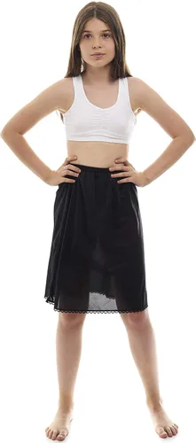 Miniatura 7 de Rosette Niñas Medio Slip - Sin Aferramiento - Material de Nylon - Negro
