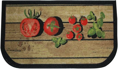Miniatura 16 de Kashi Home Alfombra de cocina, alfombra de área impresa, piso duradero, tapete para puerta, alfombra antideslizante de granja, respaldo de látex