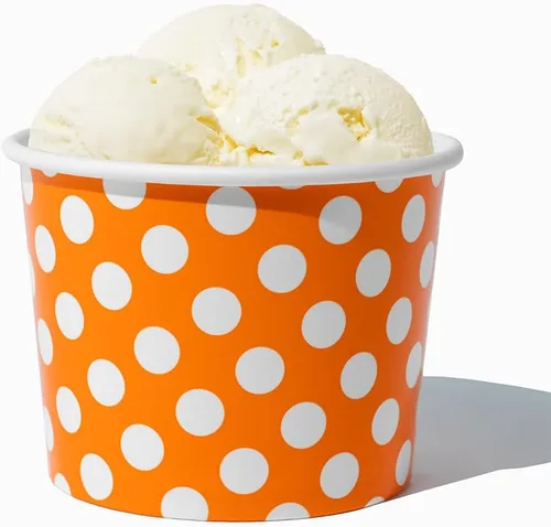 Miniatura 12 de UNIQ 16 oz 1000 Pack Cowbunga Cow Print Ice Cream Cups Disposable Leak Resistant Paper Dessert Cups for Frozen Yogurt, Gelato, Soup & Hot Foods