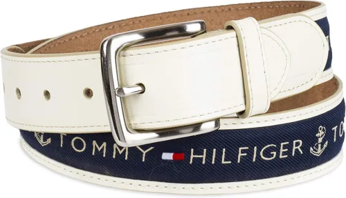 Miniatura 14 de Tommy Hilfiger Men's Fabric Inlay Casual Belt with Classic Harness Buckle