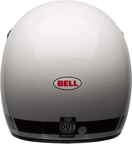 Miniatura 7 de Casco Bell Moto-3, Blanco Clásico, Mediano